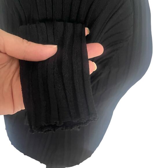 Rebel Wilson Angel Ribbed Sweater Sz 3X Preppy V-Neck Holiday Glitter Metallic - Picture 9 of 12